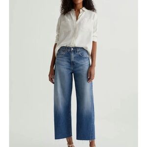 AG Hattie Crop Barrel Jeans size 31